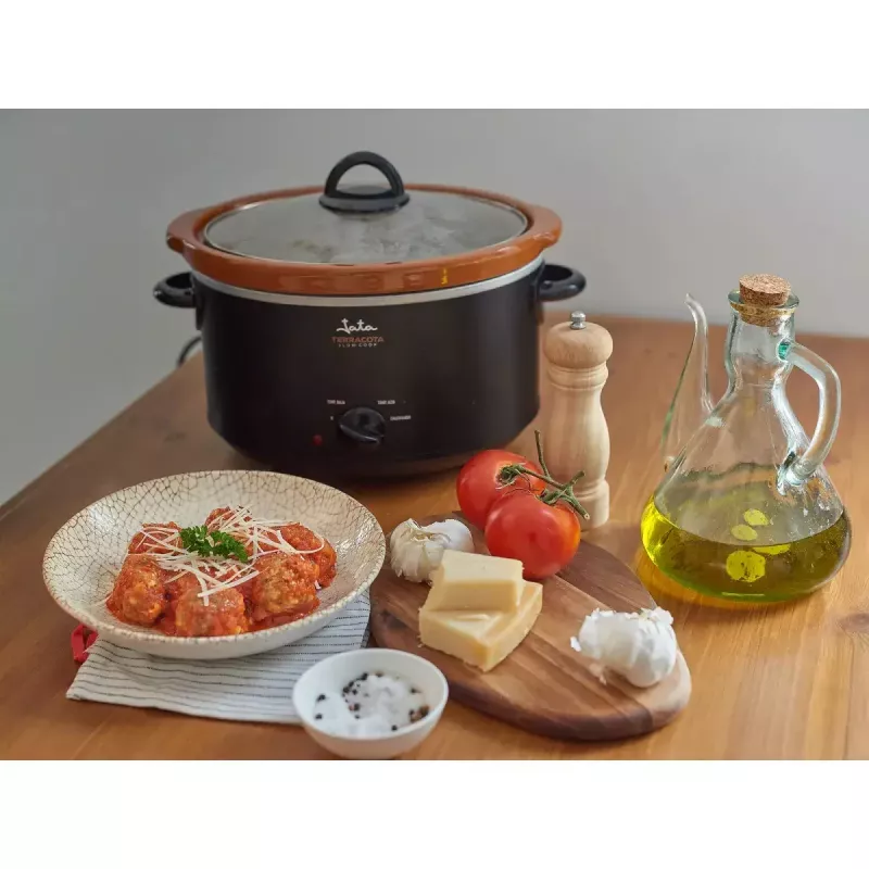 Lēnvārīšanas katls JATA JEOL2135 3,5L 180W melns terakota