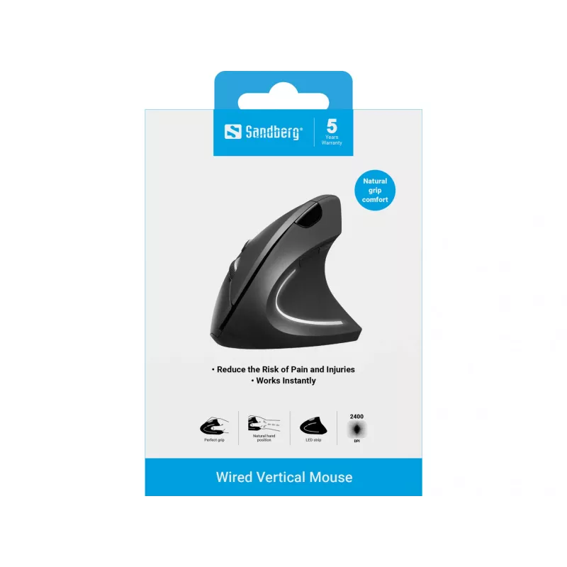 Vadu pele Sandberg Wired Vertical pele USB Type-A