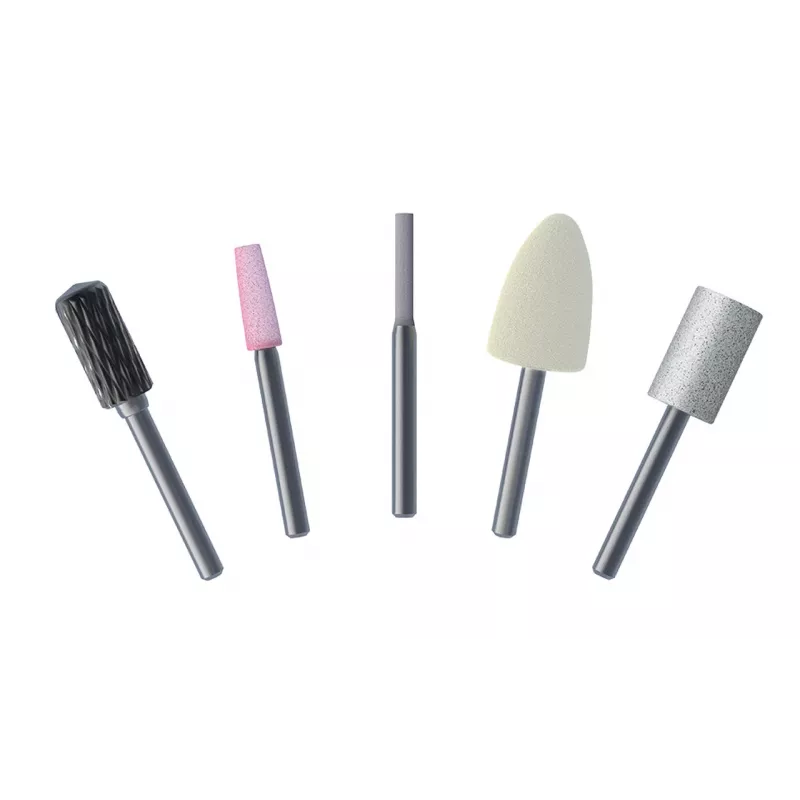 HoMedics Luxury 6-in-1 Electric Mani/Pedi Set 6 heads Battery Plastic