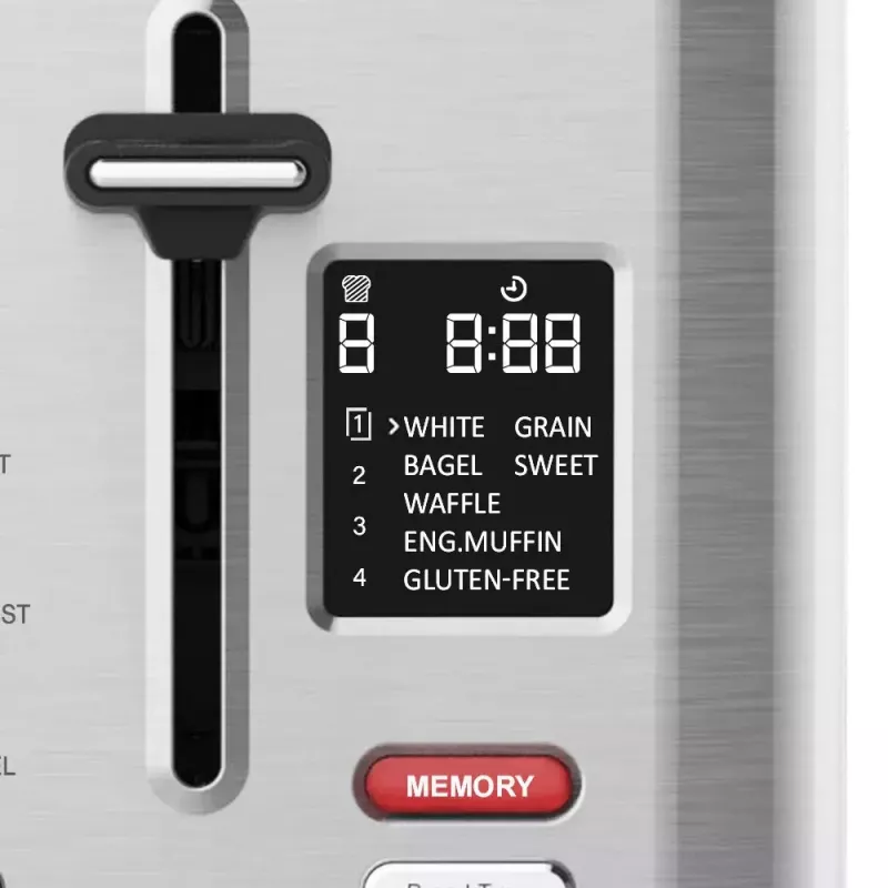 Gastroback Design Digital 2S tosteris 2 šķēlēm 950 W Nerūsējošais tērauds