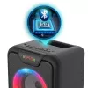 Pārnēsājams Bluetooth skaļrunis MANTA SPK816 — 30 W RMS, Bluetooth 5.0, USB/SD/AUX, FM, 4 h akumulators, melns