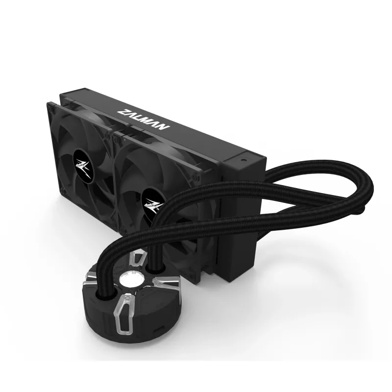 Zalman Reserator5 Z24 Melns CPU Liquid Cooler 240mm Radiator 2 x SF120 ARGB ventilators Procesors All-in-one šķidruma dzesētājs 12 cm