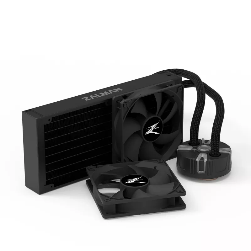Zalman Reserator5 Z24 Melns CPU Liquid Cooler 240mm Radiator 2 x SF120 ARGB ventilators Procesors All-in-one šķidruma dzesētājs 12 cm