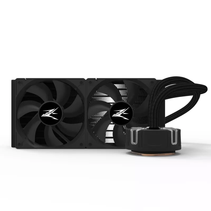 Zalman Reserator5 Z24 Melns CPU Liquid Cooler 240mm Radiator 2 x SF120 ARGB ventilators Procesors All-in-one šķidruma dzesētājs 12 cm