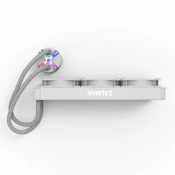 Zalman Reserator5 Z36 White datora šķidruma dzesēšana Chipset 12 cm Melns