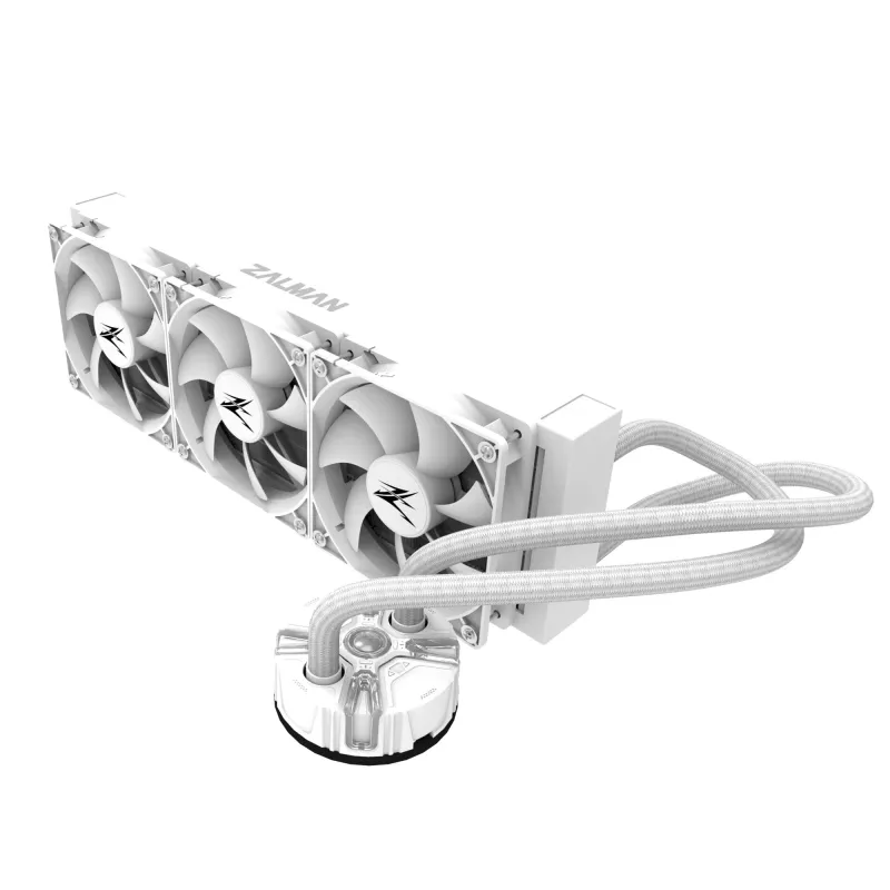 Zalman Reserator5 Z36 White datora šķidruma dzesēšana Chipset 12 cm Melns