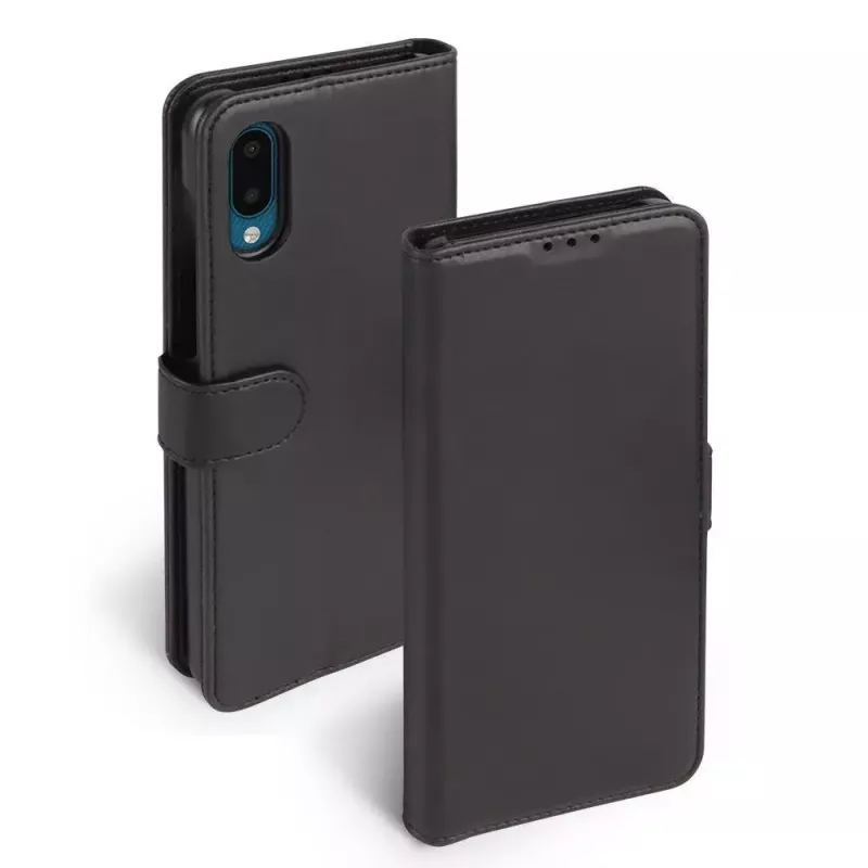 Maciņa tipa maciņš Krusell Galaxy A02 16,5 cm Melns 3 karšu kabatiņas