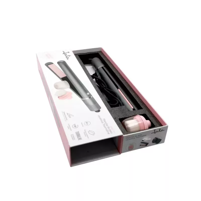 Iztaisnošanas taisnotājs JATA JBSE2101 Warm Silver 200°C 40W 1,9 m