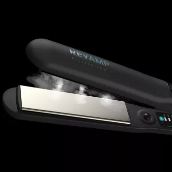 Taisnošanas gludeklis Revamp Progloss Steamcare ST-1600-EU Steam Melns 3 m