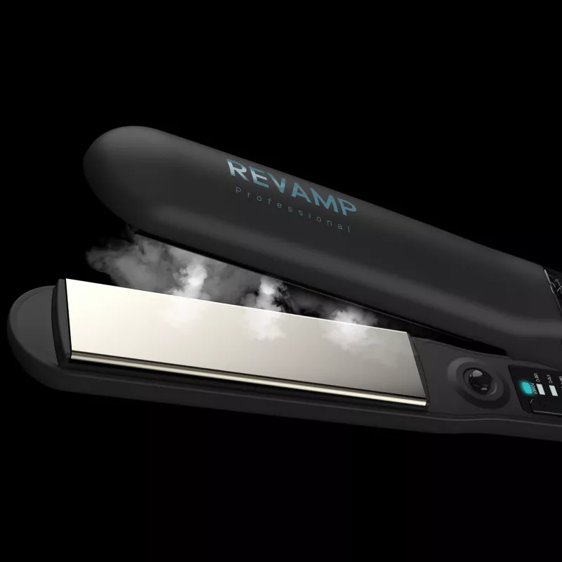 Taisnošanas gludeklis Revamp Progloss Steamcare ST-1600-EU Steam Melns 3 m