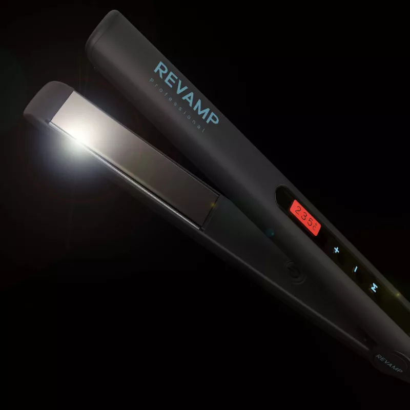Revamp Progloss Touch Digital taisnošanas gludeklis Warm Melns 3 m