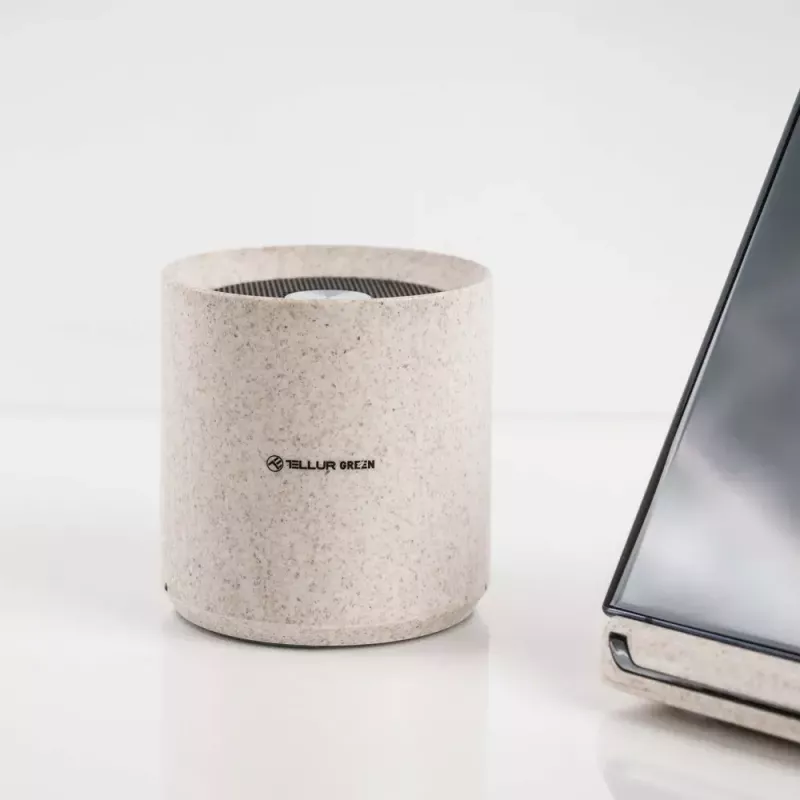 Pārnēsājamais skaļrunis Tellur Bluetooth skaļrunis zaļš 3W krēmkrāsā