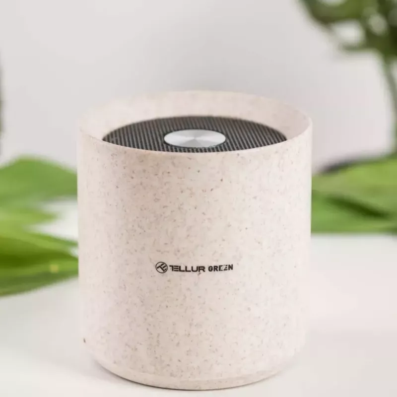 Pārnēsājamais skaļrunis Tellur Bluetooth skaļrunis zaļš 3W krēmkrāsā