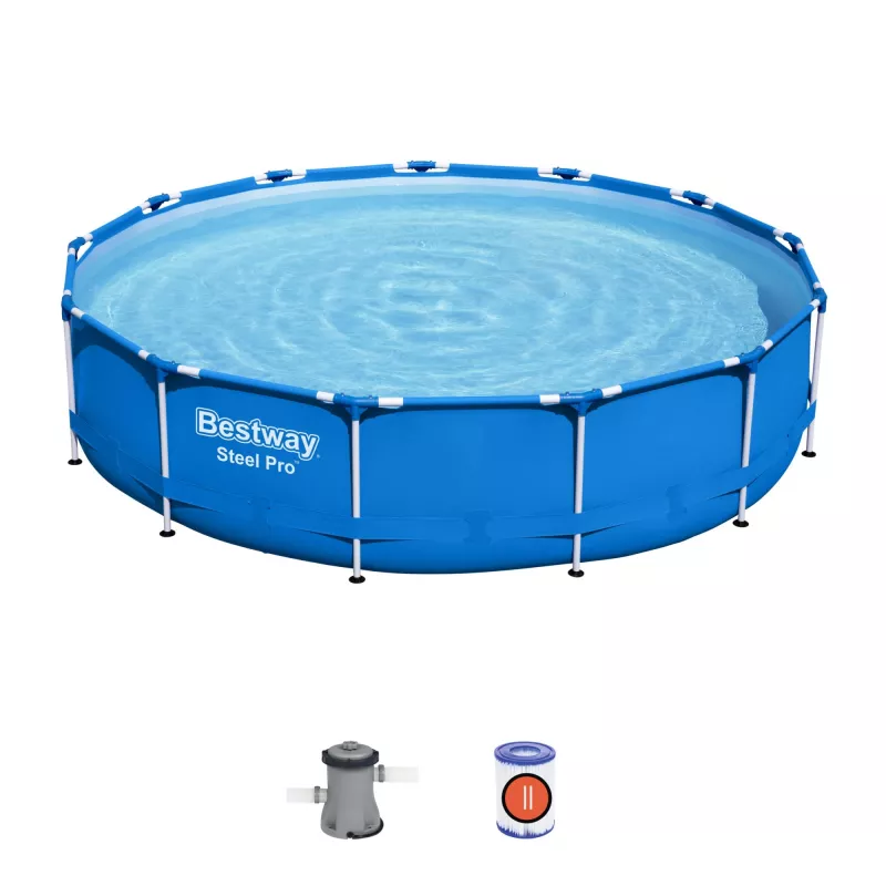 Karkasa baseins Bestway Steel Pro 13' x 33 collas/3,96 m x 84 cm Tilpums 8680L