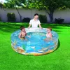 Piepūšamais baseins Bestway Transparent Sea Life Pool Φ1,5m x A53cm