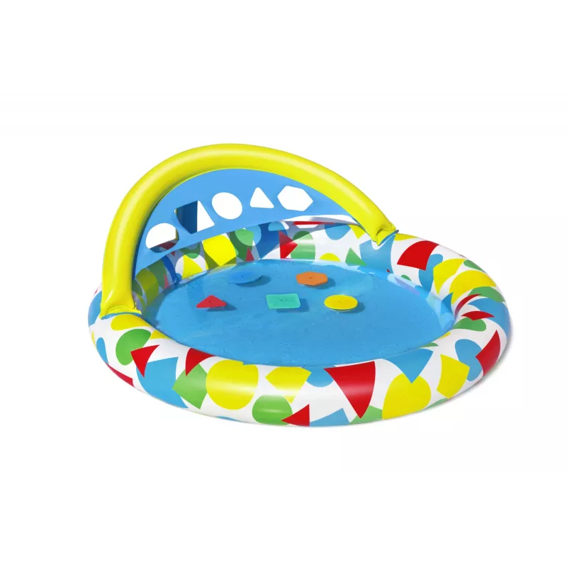 Piepūšamais baseins Bestway 52378, izmēri 47 collas x 46 collas x 18 collas (piepūšamais pagalma baseins)