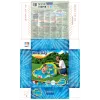 Piepūšamais baseins Bestway 52378, izmēri 47 collas x 46 collas x 18 collas (piepūšamais pagalma baseins)