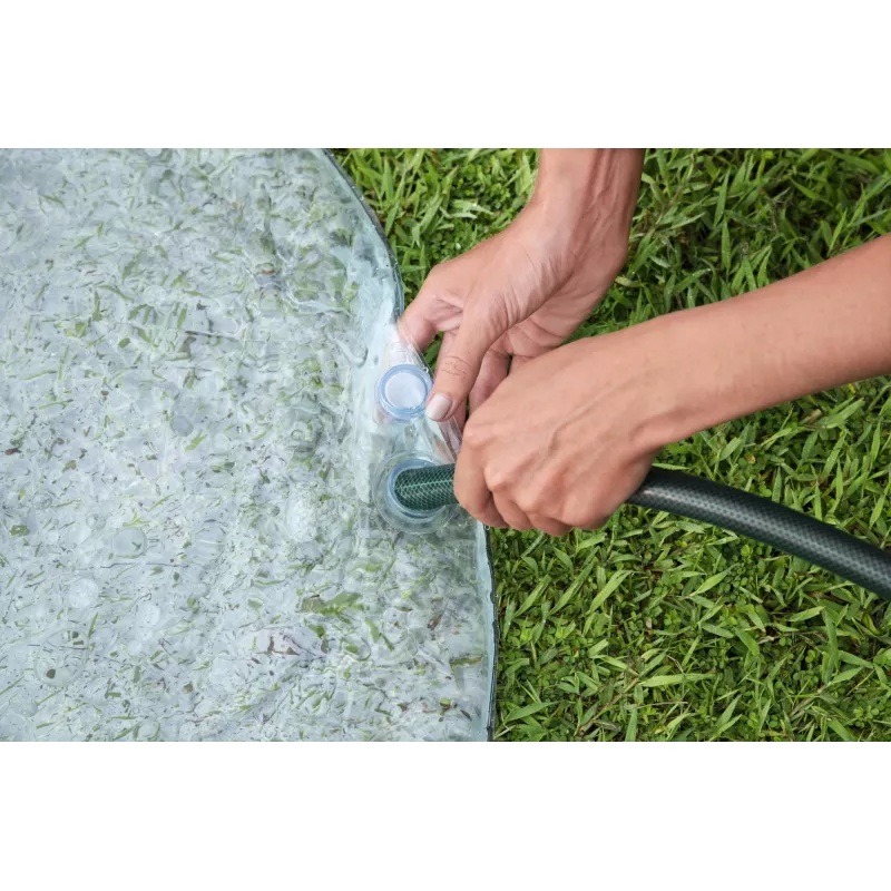 Piepūšamais baseins Bestway 52378, izmēri 47 collas x 46 collas x 18 collas (piepūšamais pagalma baseins)