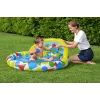 Piepūšamais baseins Bestway 52378, izmēri 47 collas x 46 collas x 18 collas (piepūšamais pagalma baseins)