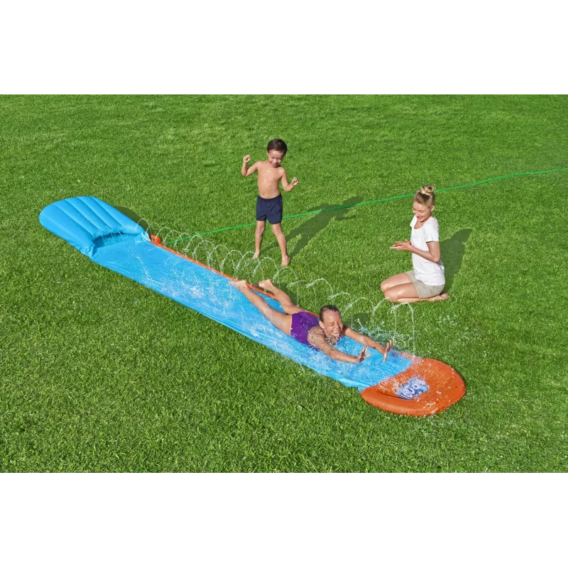 Dārza ūdens slidkalniņš Bestway H2OGO! Tsunami Splash Ramp Single Slide 4.88m