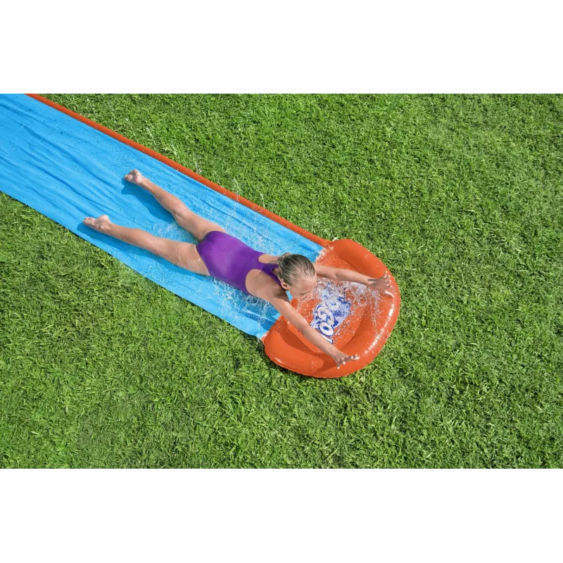 Dārza ūdens slidkalniņš Bestway H2OGO! Tsunami Splash Ramp Single Slide 4.88m