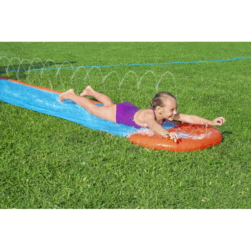 Dārza ūdens slidkalniņš Bestway H2OGO! Tsunami Splash Ramp Single Slide 4.88m