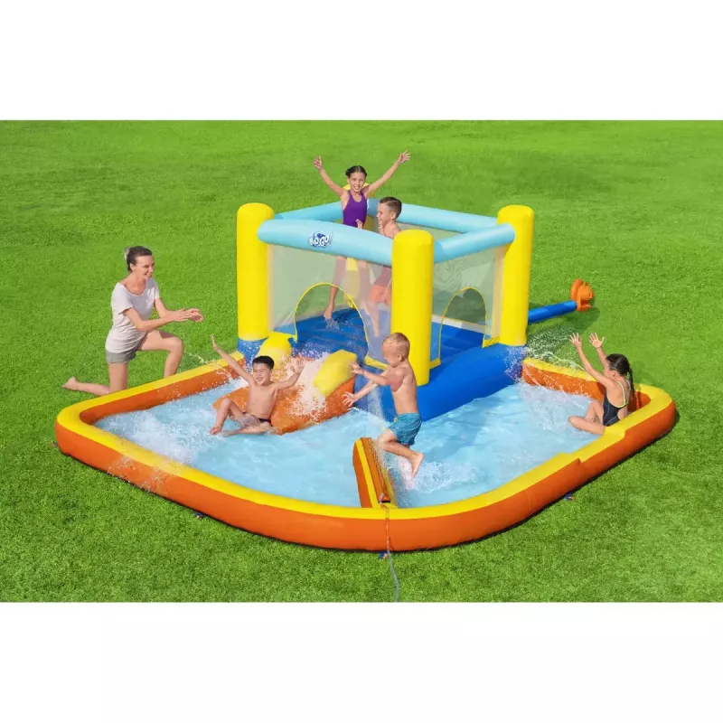 Piepūšamais rotaļu centrs Bestway H2OGO! Beach Bounce bērnu ūdens parks 1,52 m