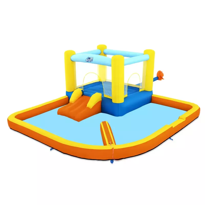Piepūšamais rotaļu centrs Bestway H2OGO! Beach Bounce bērnu ūdens parks 1,52 m