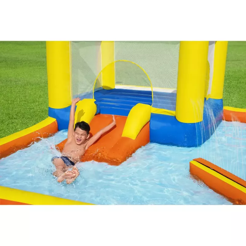 Piepūšamais rotaļu centrs Bestway H2OGO! Beach Bounce bērnu ūdens parks 1,52 m