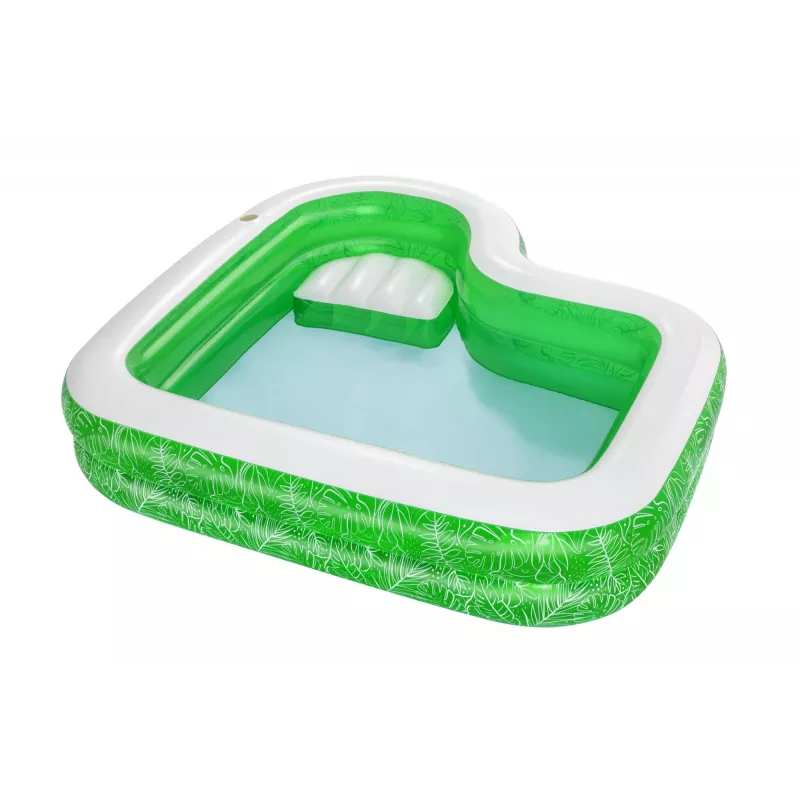 Bestway 7'7 collas x 7'7 collas x 20 collas/2,31 m x 2,31 m x 51 cm Tropical Paradise ģimenes baseins