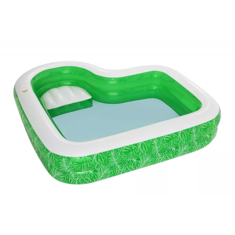 Bestway 7'7 collas x 7'7 collas x 20 collas/2,31 m x 2,31 m x 51 cm Tropical Paradise ģimenes baseins