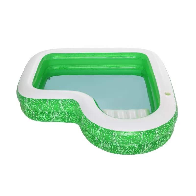 Bestway 7'7 collas x 7'7 collas x 20 collas/2,31 m x 2,31 m x 51 cm Tropical Paradise ģimenes baseins