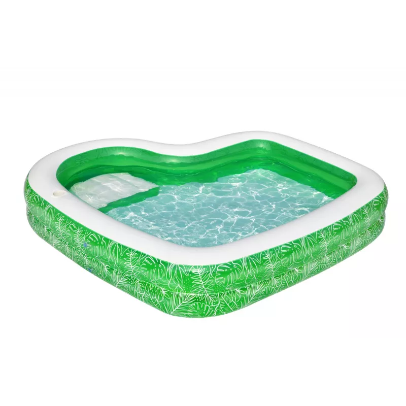 Bestway 7'7 collas x 7'7 collas x 20 collas/2,31 m x 2,31 m x 51 cm Tropical Paradise ģimenes baseins