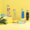Stikla pudele Cambridge CM06991 550 ml ar bambusa vāciņu