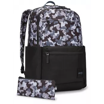 Case Logic CCAM3216 - Melns Spot Camo mugursoma, ikdienas mugursoma, kamuflāža, poliesteris