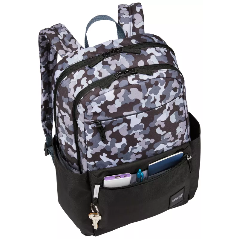 Case Logic CCAM3216 - Melns Spot Camo mugursoma, ikdienas mugursoma, kamuflāža, poliesteris