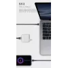 USB-C uz USB-C kabelis Orsen S53, 1 m, 3 A, sarkans