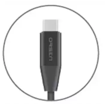 USB Type-C datu kabelis Orsen S33 2.1A 1.2 m — melns