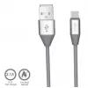 Micro USB datu kabelis Orsen S32 2.1A 1.2 m pelēks