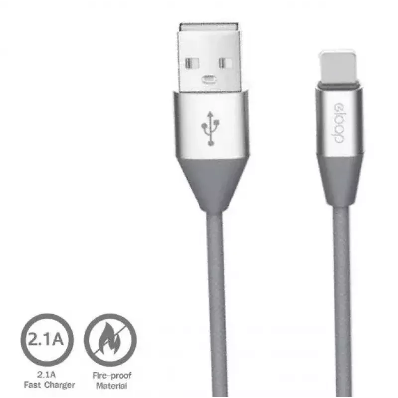 Micro USB datu kabelis Orsen S32 2.1A 1.2 m pelēks