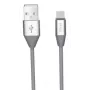 Micro USB datu kabelis Orsen S32 2.1A 1.2 m pelēks