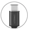 USB A uz USB-C kabelis Orsen S9C 1 m, 2.1 A, melns