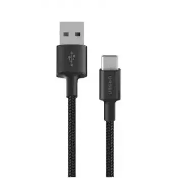 USB A uz USB-C kabelis Orsen S9C 1 m, 2.1 A, melns