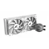 Zalman ALPHA28 balta CPU šķidruma dzesētājs 280mm radiators 2 x 140 mm ventilators ARGB sūknis divu procesoru šķidruma dzesēšanas komplekts 14 cm
