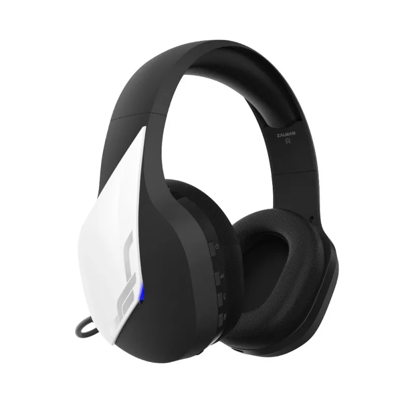 Zalman HPS700 White Bezvadu Galvas saite Spēļu austiņas