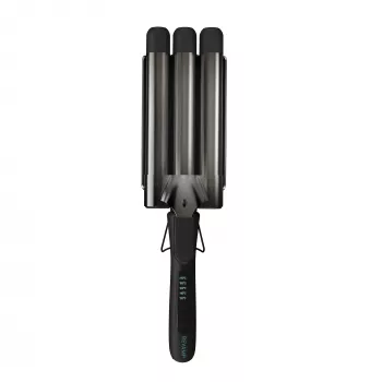 Revamp Progloss Deep Beach Waver Teksturizējošais gludeklis Silts melns 3 m
