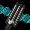 Revamp Progloss Deep Beach Waver Teksturizējošais gludeklis Silts melns 3 m
