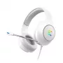 Zalman ZM-HPS310 WH austiņas/ausu komplekts Vadu austiņas Galvas lente Spēlēm Balts