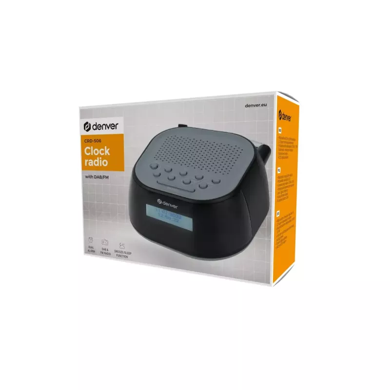 Radio DENVER CRD-506 FM/AM ar Bluetooth — digitāla pārnēsājama radiouztvērēja ar FM/AM un Bluetooth