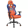 PC spēļu krēsls Subsonic DBZ polsterēts polsterēts sēdeklis pelēks oranžs 125 kg